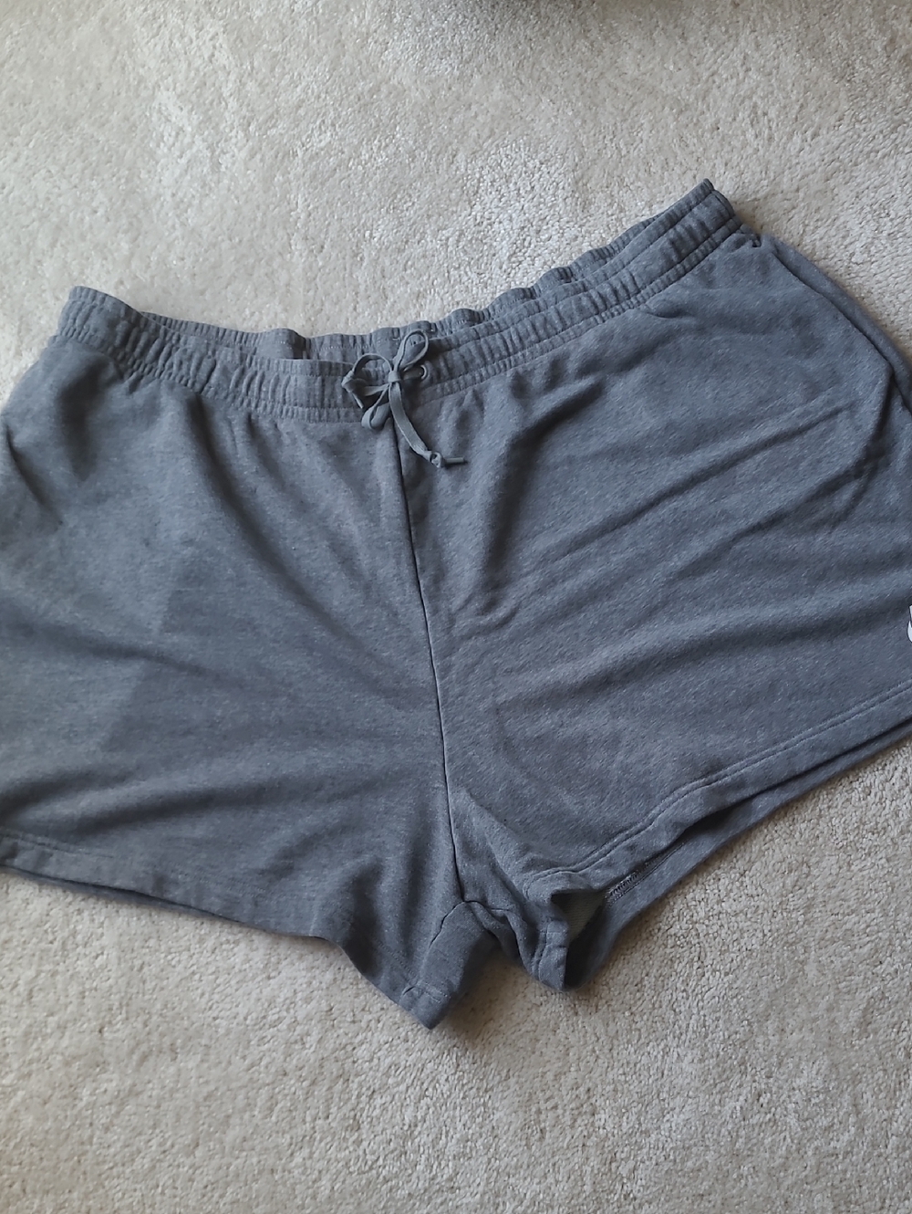 Nike Women's Gray Athletic Drawstring Shorts